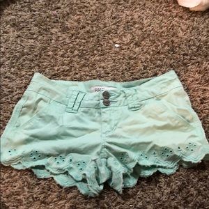 Turquoise BKE shorts